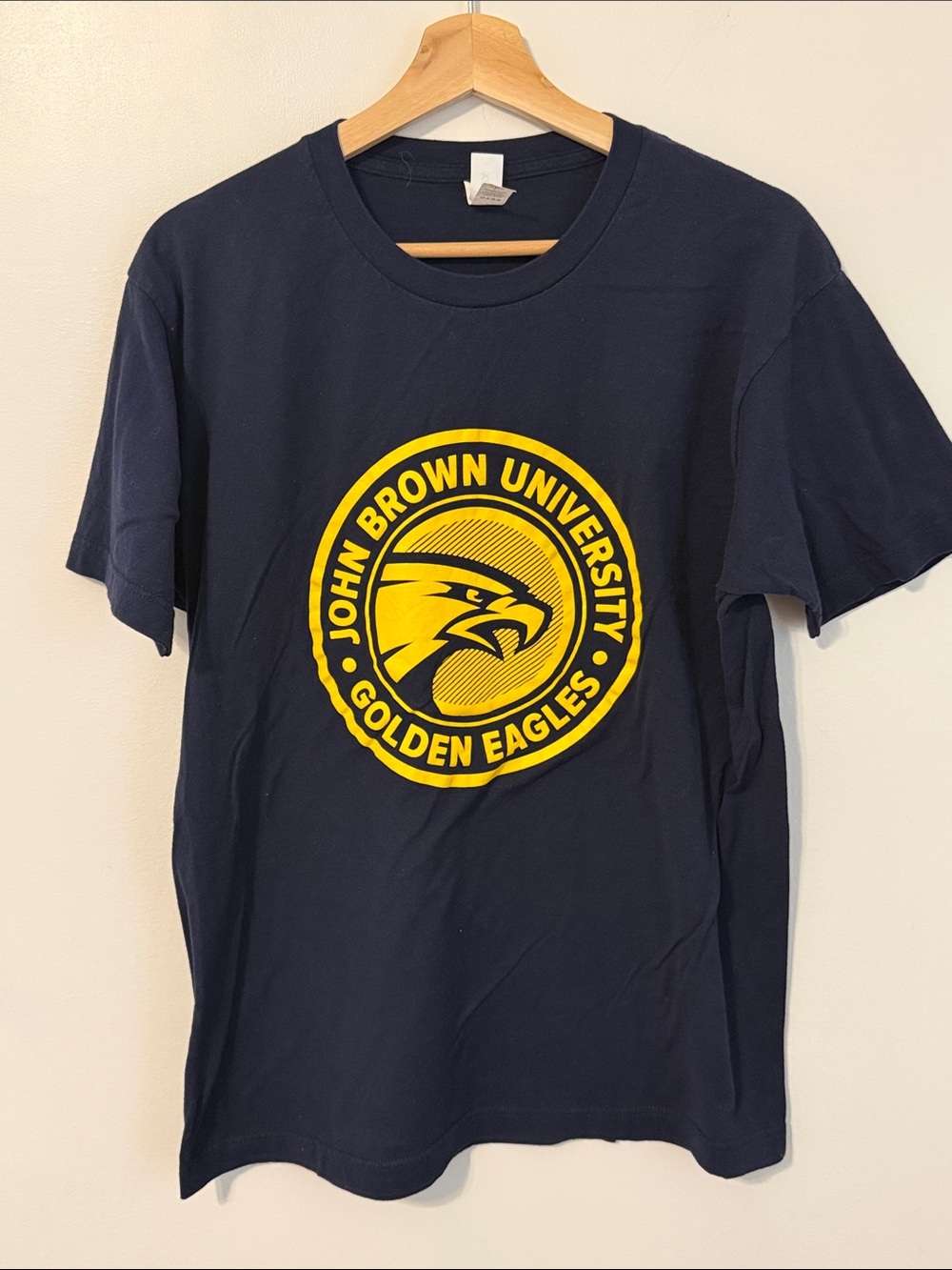John Brown University Golden Eagles Navy Graphic Tee